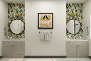 Before & After: A Gloomy Bathroom Brightens Up